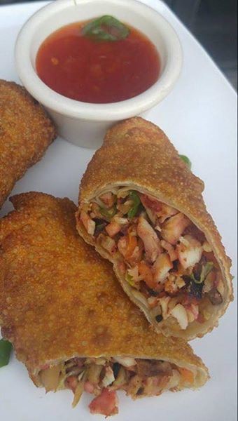 Crispy Pork and Cabbage Egg Rolls